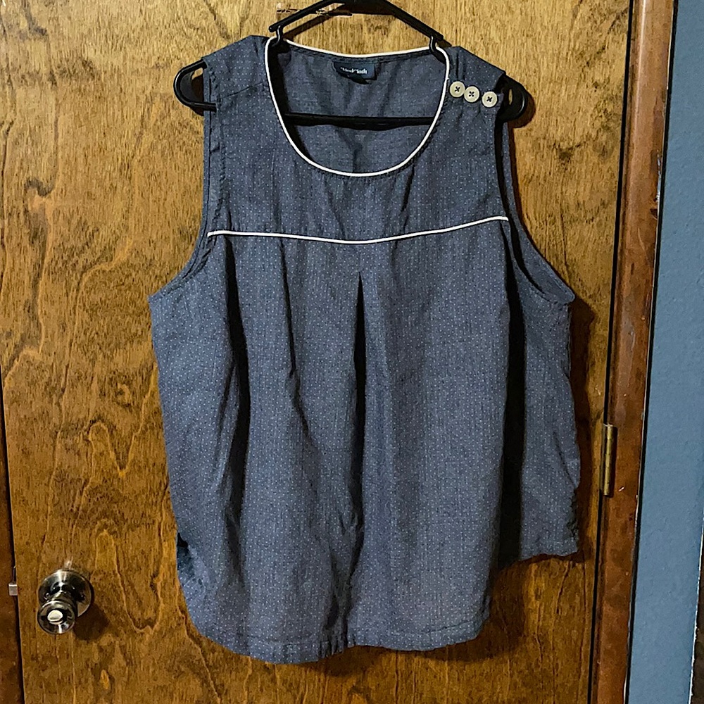 ModCloth Sweet Signature Blue Tank Top